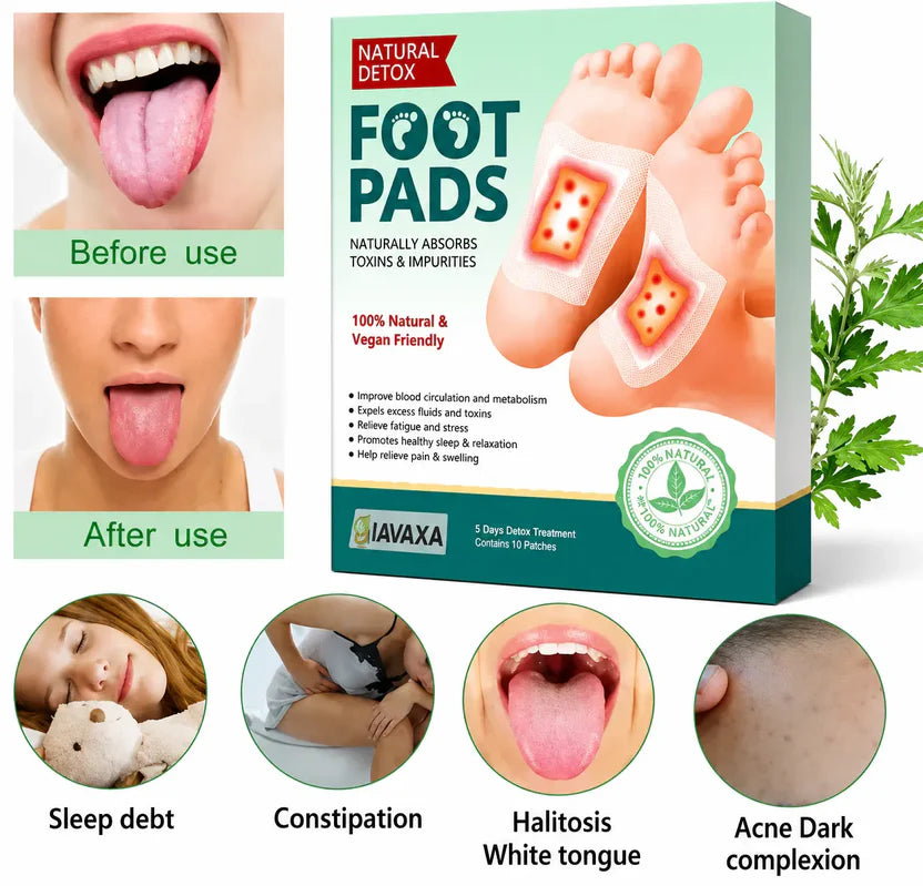 100% Merbal & Gentle Ingredient Detox Foot Patch (Pack of 20)