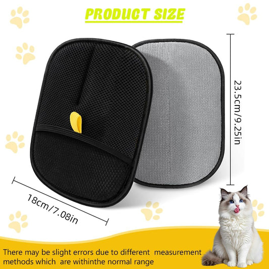 Pet Grooming Glove – Hair Removal & Massage Mitt