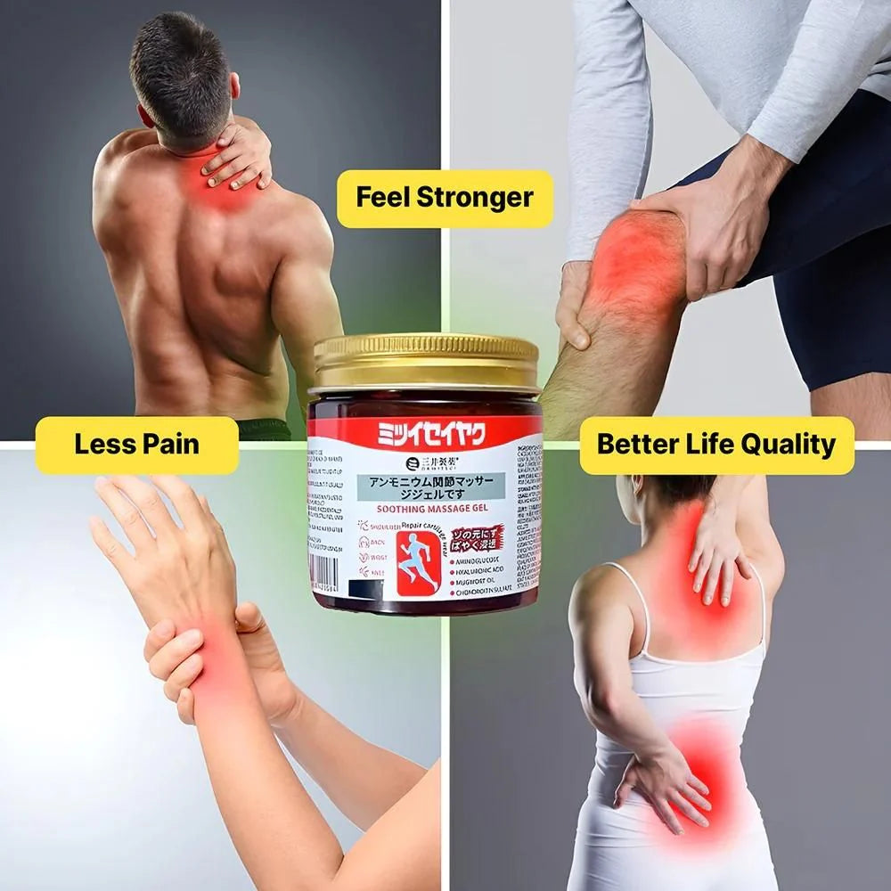 Fast Pain Relief Gel & Soothing Massage Gel (Pack of 2) – Instant Relief for Muscle, Joint & Back Pain