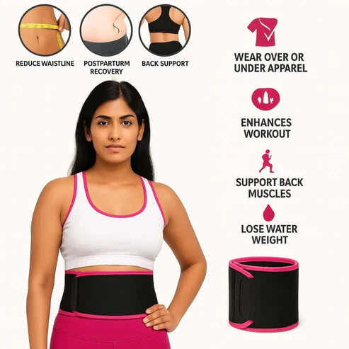 Adjustable Waist Trimmer Belt for Tummy Control & Daily Wear