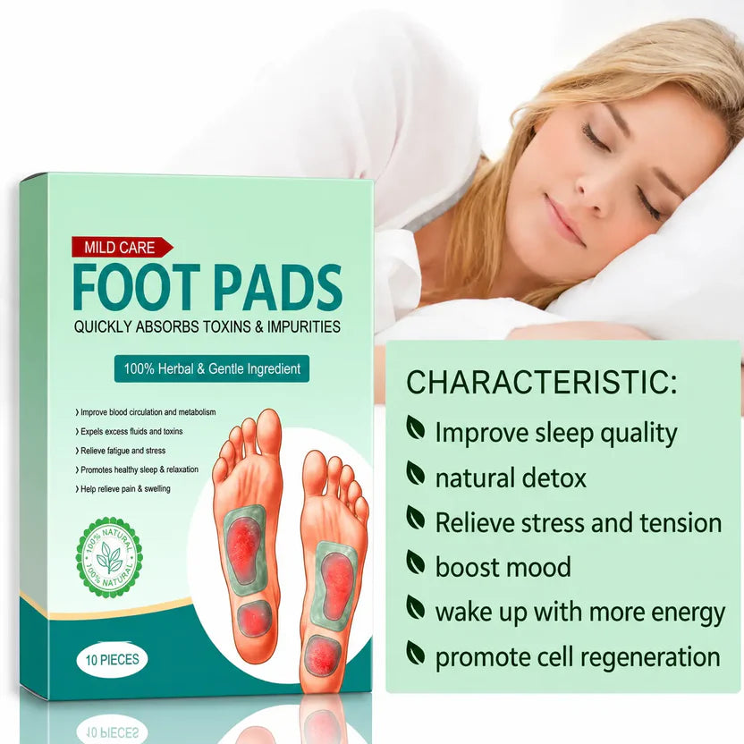 100% Merbal & Gentle Ingredient Detox Foot Patch (Pack of 20)