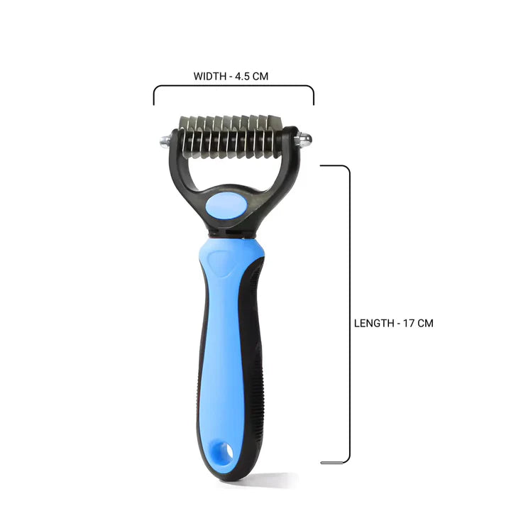 Double-Sided Hair Remover Comb for Dogs & Cats (Large Size)