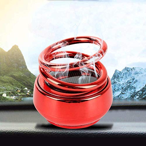 Solar Powered Rotating Car & Room Air Freshener | Long-Lasting French Organic Fragrance