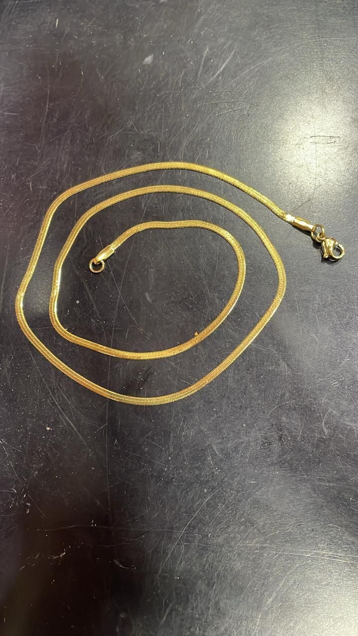 Golden Chain Snake Bracelet | Stylish Flexible Snake Design for Men & Women