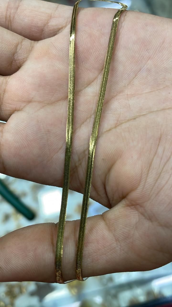 Golden Chain Snake Bracelet | Stylish Flexible Snake Design for Men & Women