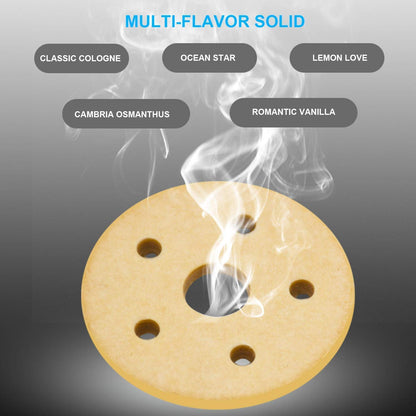 Solar Powered Rotating Car & Room Air Freshener | Long-Lasting French Organic Fragrance