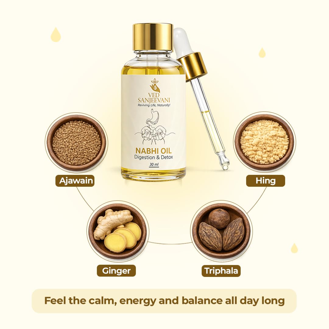Digestion & Detox Nabhi Oil- Pack of 2
