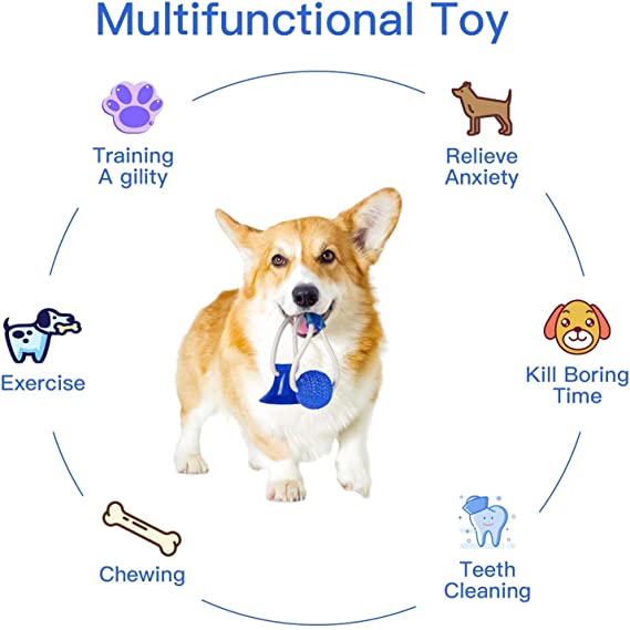 Pets Suction Cup Tug Dog Toy – Interactive Chew & Pull Toy
