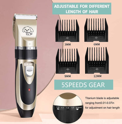 Pet Grooming Trimmer Set