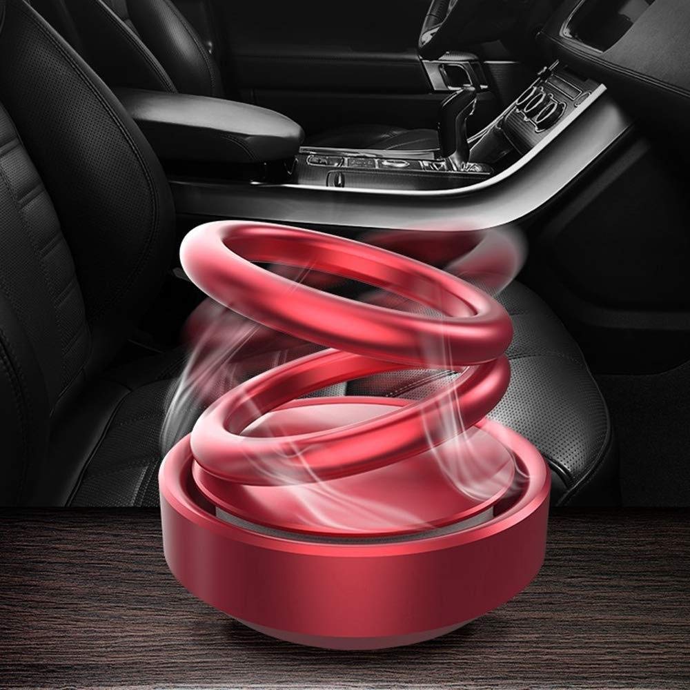 Solar Powered Rotating Car & Room Air Freshener | Long-Lasting French Organic Fragrance