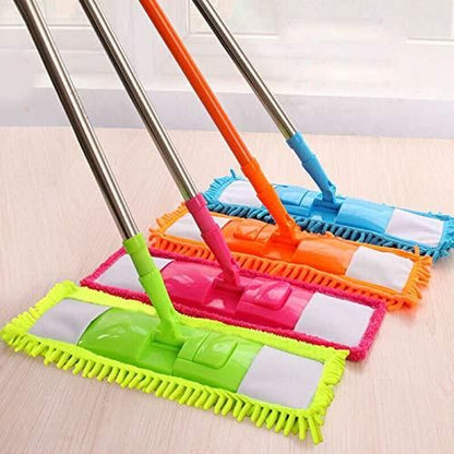 Flat Microfiber Floor Mop with Long Handle
