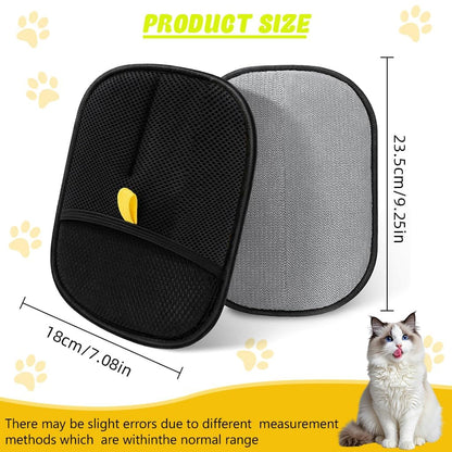 Pet Grooming Glove – Hair Removal & Massage Mitt