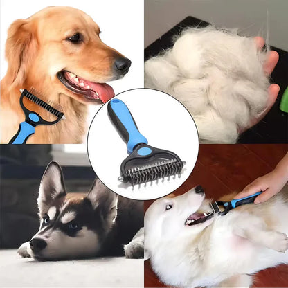 Double-Sided Hair Remover Comb for Dogs & Cats (Large Size)