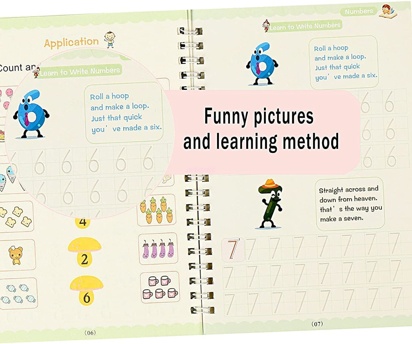 Magic Practice Copybook (4 BOOKS,1 PEN,1 GRIP,10 REFILL) – 50% OFF Today!