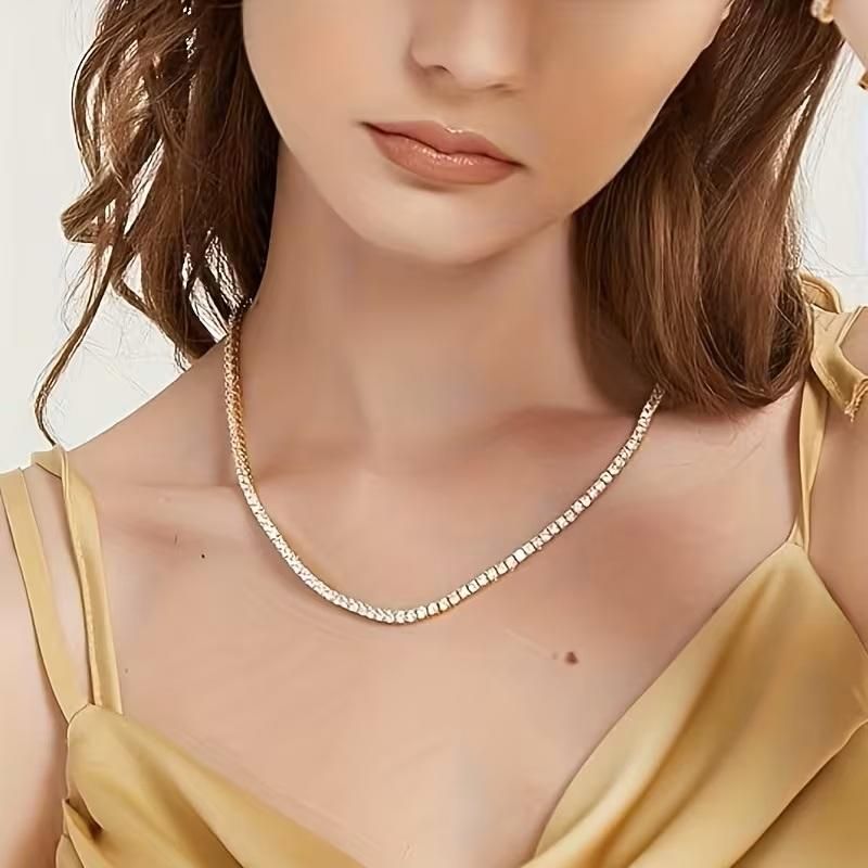 Diamond Tennis Necklace | Elegant & Timeless Luxury Necklace