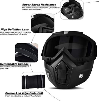 Protective Goggle Mask | Anti-Scratch, UV Protection & Comfortable Fit