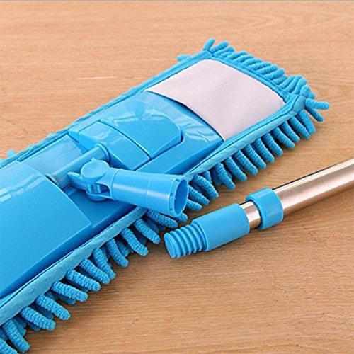 Flat Microfiber Floor Mop with Long Handle