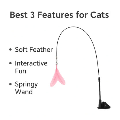 Suction Cup Cat Toy – Interactive Teaser for Indoor Cats