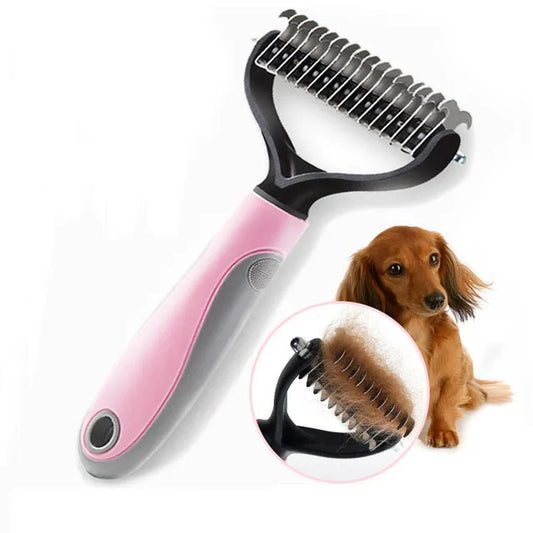 Double-Sided Hair Remover Comb for Dogs & Cats (Large Size)